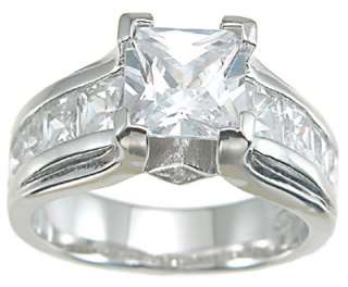 85CT ENGAGEMENT WEDDING RING DIAMOND SIMULATED BRIDAL  