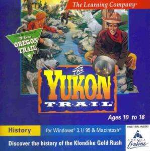 The Yukon Trail PC CD discover Gold Rush history game  