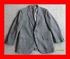   End Mens Peach Herringbone Silk Linen Wool Blazer Sportcoat 46R  