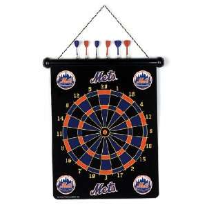 NEW YORK METS Magnetic DART BOARD SET with 6 Darts (15 wide and 18 