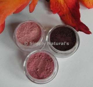 Mineral Pure Eye Shadow 3PK ♥ Pinks Full Jars  