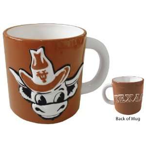 Texas Longhorns Embossed Mascot Logo Mug  Sports 
