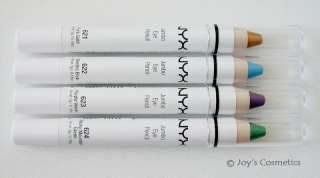 NYX Jumbo Eye Pencil   Set N NEW 4 vivid colors  800897123550 