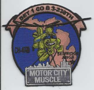 DET 1 CO B 3 238th MOTOR CITY MUSCLE patch  