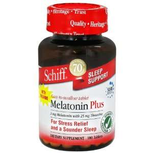  Schiff Sleep Support Melatonin Plus 3 mg 180 tablets 