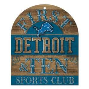 NFL Detroit Lions Sign Sports Club 