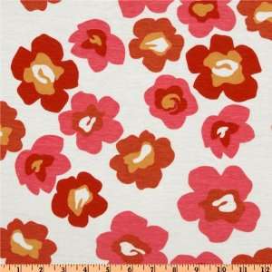  58 Wide Designer Stretch Cotton Jersey Knit Big Flower 
