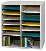  Safco Products Wood Adjustable Literature Organizer, 24 