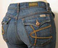 DAVID KAHN Womens Capri Folded Cuff Jeans Sz 44988C Cropped Denim 