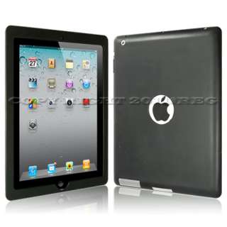 Black Silicone Case Cover Skin for Apple iPad 2 3G WIFI  