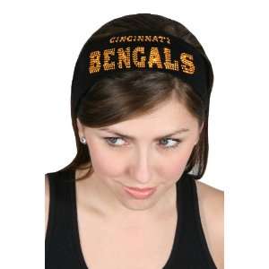  Cincinnati Bengals Crystal Team Headband Sports 