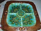 VINTAGE TREASURE CRAFT SERVING TRAY CALIF. POTTERY COLOR GROOVY 60S 