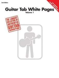 Guitar Tab White Pages Volume 1   Guitar Tab Song Book  
