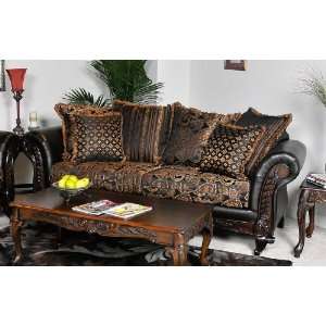  Benchmark Upholstery BU 3700S Elegant Sofa   Candytuft 