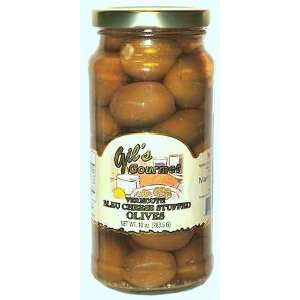 Gourmet Stuffed Olives, Vermouth Bleu Cheese Stuffed Olives, Huge 10oz 