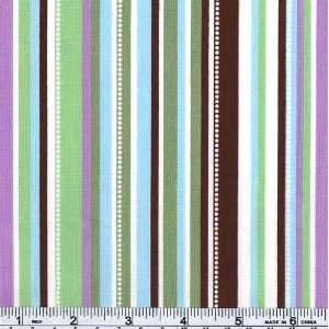   Urban Gardens Stripe Moss Fabric By The Yard Arts, Crafts & Sewing