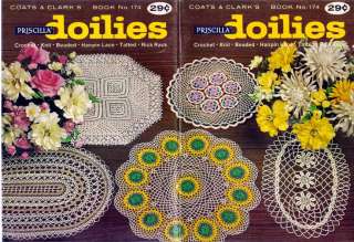 DOILY CROCHET Pattern BEADED knit TAT rick rack IRISH  