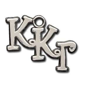    Kappa Kappa Gamma Sterling Silver Swirl Drop 