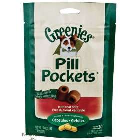 Greenies Pill Pockets Dogs CAPSULES Pick Flavor Pack of 6  