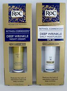 RoC Retinol Correxion Deep Wrinkle Day & Night Cream. LARGER SIZE 1 