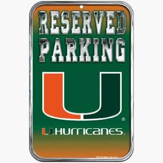  Miami Hurricanes Fans Only Sign **