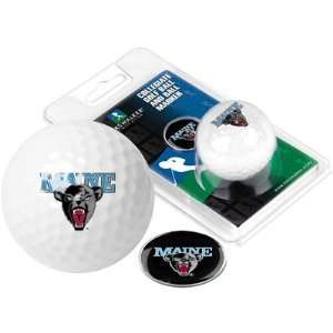  Maine Black Bears Logo Golf Ball and Ball Marker Sports 