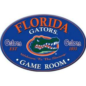   Florida Gators Varsity 18 x 24 Oval Gameroom Sign Sports