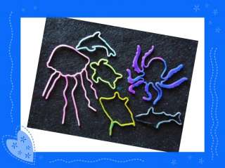 12 pc rare Octopus etc. Sealife Silly Bands very cool  
