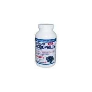 American Health Chewable Acidophilus Blueberry, 100 Chewable Wafer