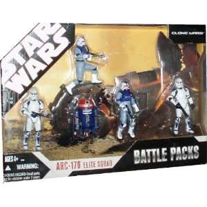   Star Wars TAC Exclusive ARC 170 Elite Squad Battle Pack Toys & Games