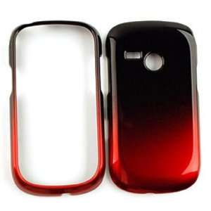  LG Saber UN200 Two Tones, Black and Red Hard Case, Cover 