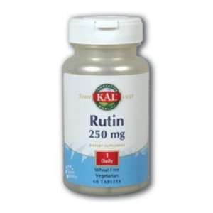  Rutin 60 Tabs, 250 mg (Wheat Free)   KAL Health 