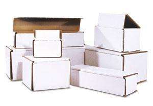 4x4x3 White Corrugated Shipping Mailer Packing Boxes 50  