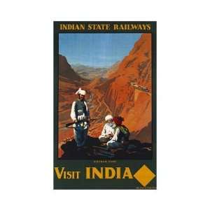     Visit India, Indian State Railways Giclee