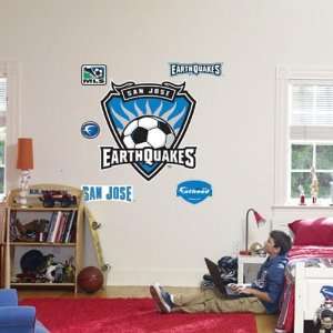 Fathead San Jose Earthquakes Logo Wall Graphic  Sports 