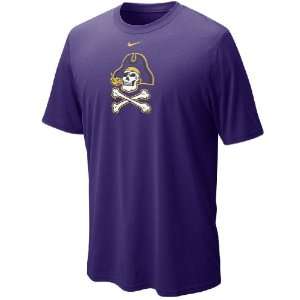  Nike East Carolina Pirates Purple Dri FIT Legend T Shirt 