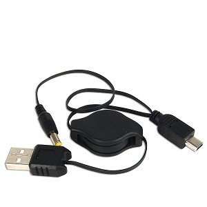  Retractable USB to PSP Link/Power Cable Video Games