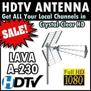    Gi Outdoor Digital UHF TV Antenna Lavasat A230 HDTV High Gain  