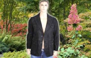 Versace Mens Leather Jacket (blazer) Italian size 48. US size medium 