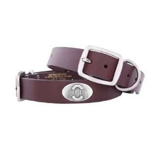  Zep Pro Ohio State Buckeyes Brown Leather Concho Dog 