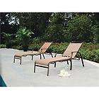 CHAISE LOUNGE LOUNGERS CHAIRS OUTDOOR POOL ADJUSTABLE + 1 FREE SIDE 