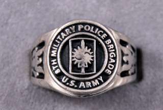 US Army Military Police Rings Choice of 17 Different MP Units  