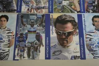 Mario Cipollini Domina Vacanze Team cards set NOS  