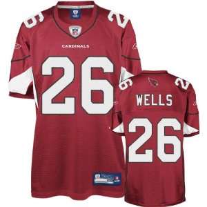 Beanie Wells Authentic Jersey Arizona Cardinals #26 Red Authentic 