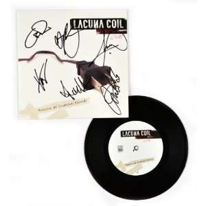 Lacuna Coil Shallow Life Live at Criminal Records Autographed 7 