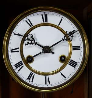 Antique German wall clock Thomas Ernst Haller Uhrenfabrik 