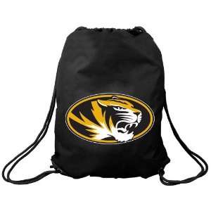    Missouri Tigers Black Nylon Drawstring Backpack