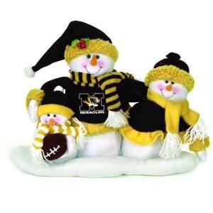   Tigers Plush Snowman Family Christmas Decoration