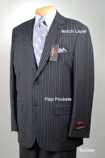   Button SUPER 140 100% Wool RASPINNI 48 Regular Mens Suit   D36  