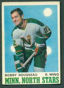 1970 71 OPC O PEE CHEE 170 BOBBY ROUSSEAU NORTH STAR  